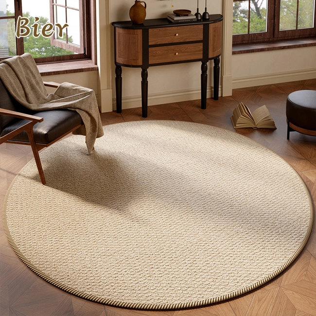 Round Boho Jute Rug